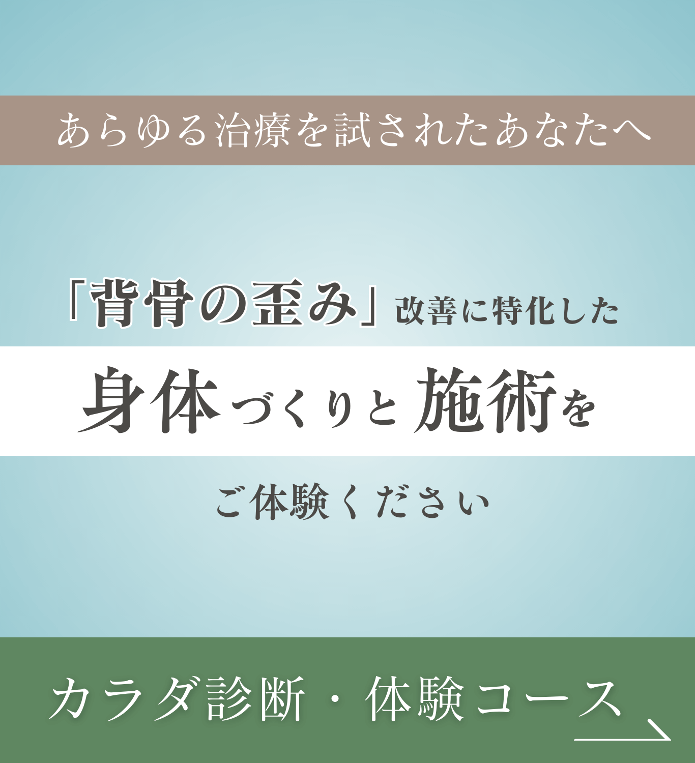 カラダ診断・体験コース申し込み